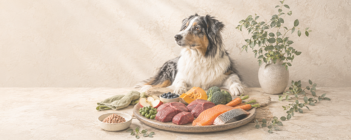 Perro comiendo pienso - alimentación para perros AVÍO