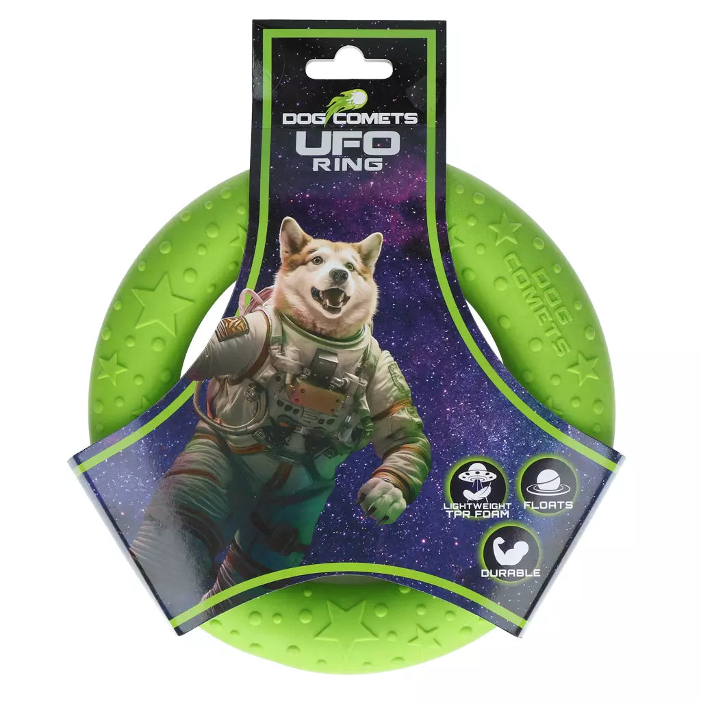 Dog Comets UFO Ring Medium Green