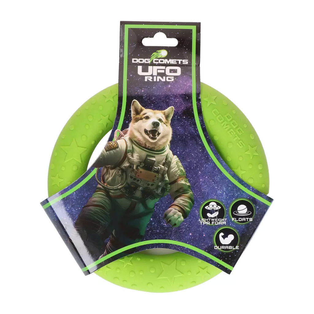 Dog Comets UFO Ring Medium Green