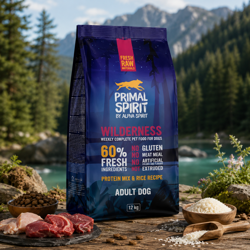 Primal Spirit 60% Wilderness 12 Kg