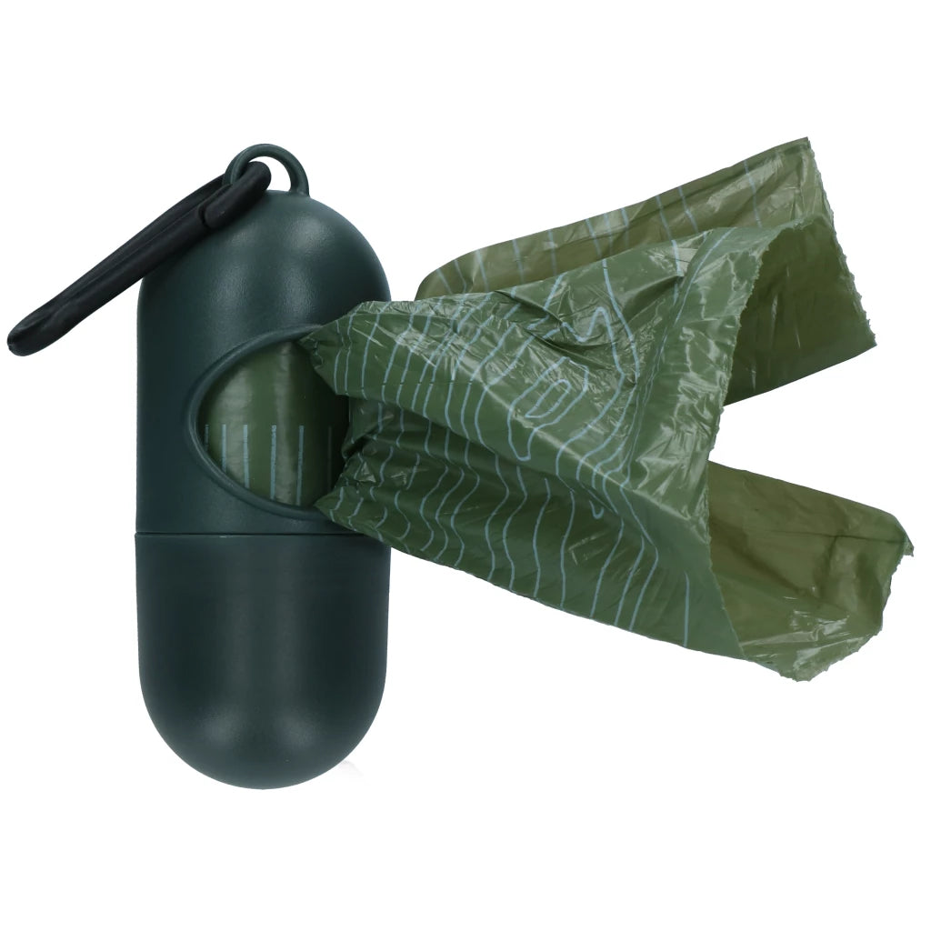 PoopyGo Portabolsas con 15 Bolsas Biodegradables Lavanda