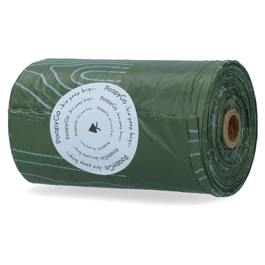 PoopyGo Portabolsas con 15 Bolsas Biodegradables Lavanda