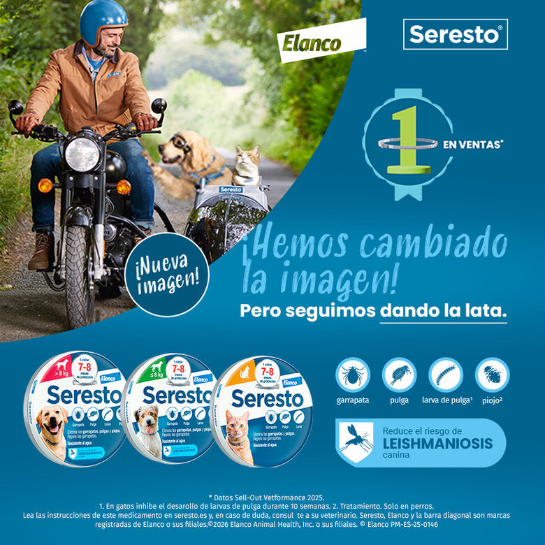 Seresto Collar Antiparasitario para Perros > 8 kg — 70 cm